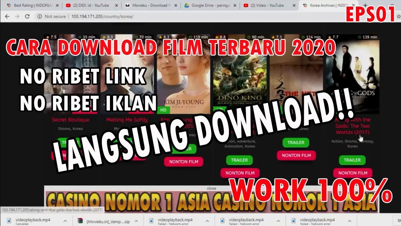 cara download film indonesia